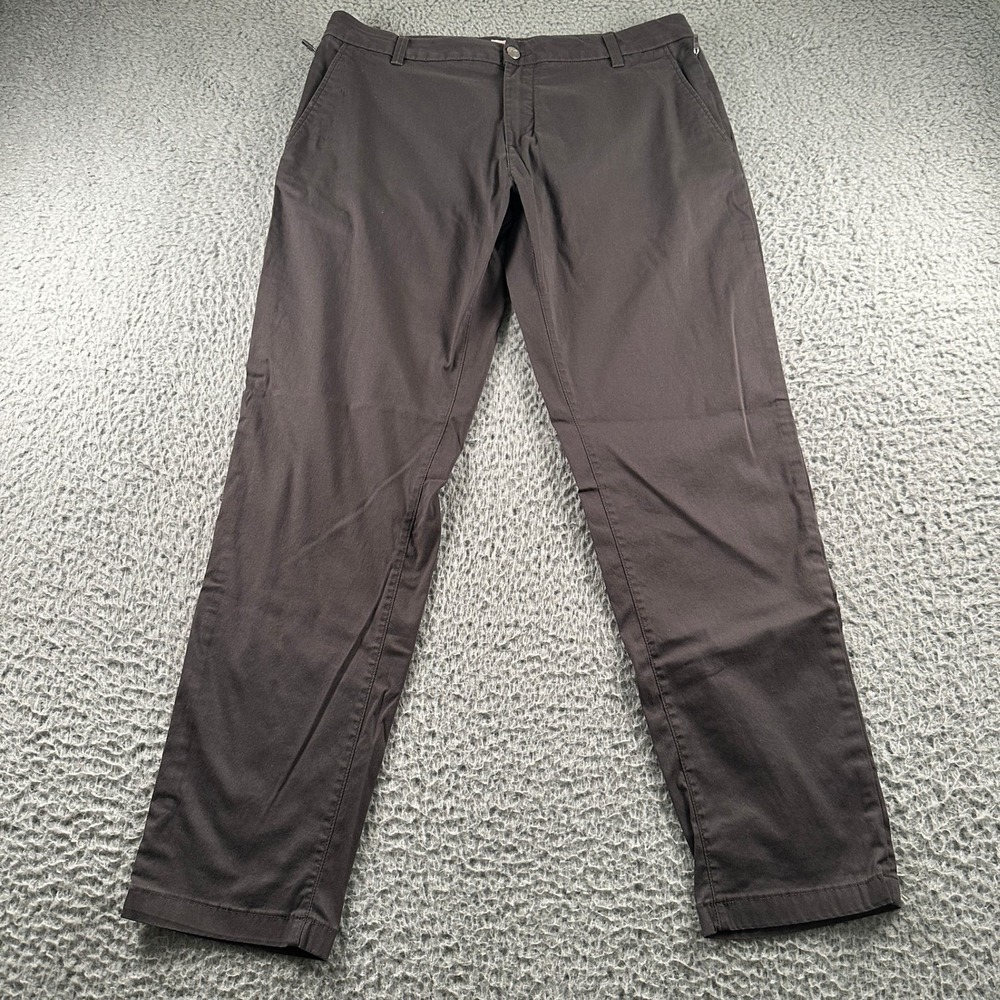 birddogs Pants Mens‎ 34 x30 Chino Straight Stretch Comfort Gray Golf Travel